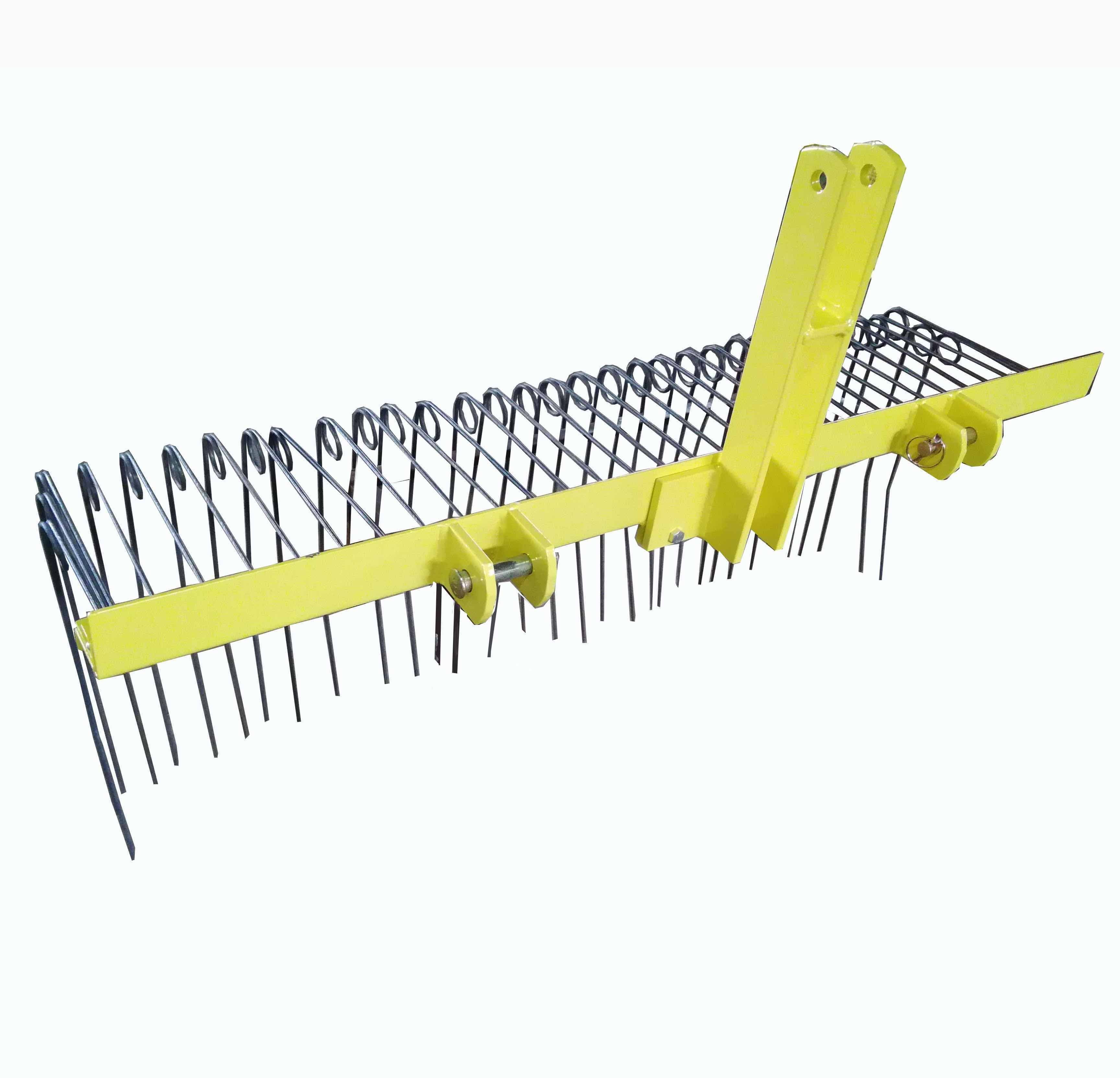 Tine Lawn Dethatcher mini hay stick rakes utv rakes Landscape Rake