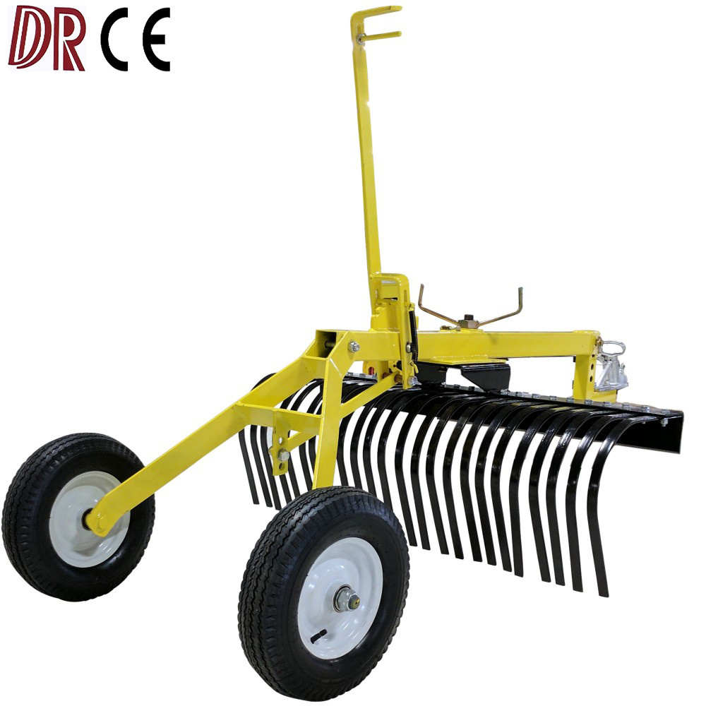 farm garden tools mini hay stick rakes utv rakes Landscape Rake