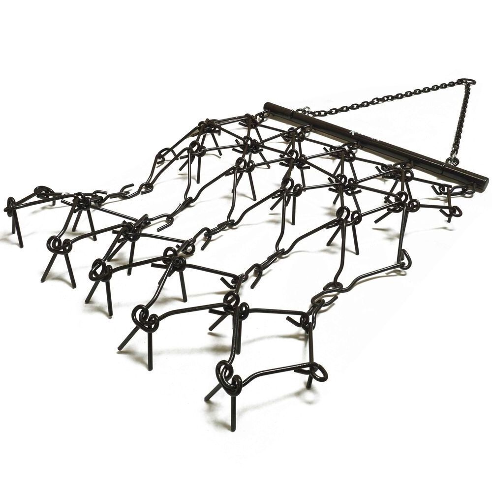 6-1/2' x 4' Long Drag Chain Harrow Landscape Lawn Arena ATV Rake