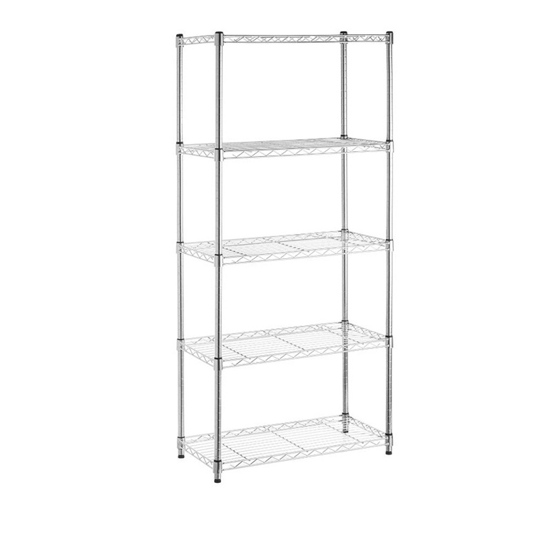 5 shelf shelving storage unit 4 wheel casters metal organizer wire rack chrome coat stand with 3 shoe racks with 18 hooks