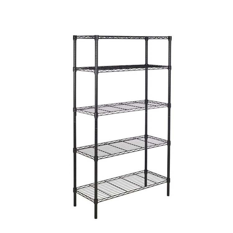 5 Shelf Adjustable Heavy Duty Storage Shelving Unit 350 lbs loading capacity per shelf  Storage  book rack