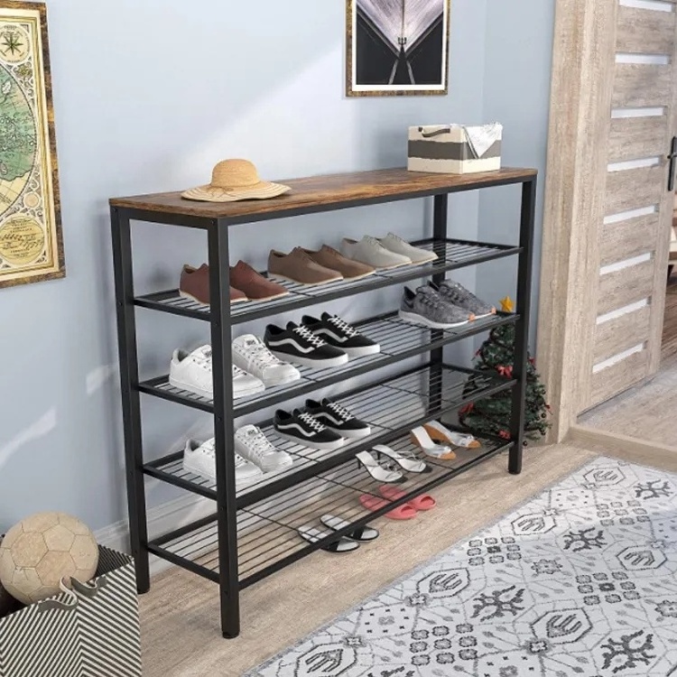 modern shoe cabinet living room furniture display racks hotel shoe storage bench metal shoe racks