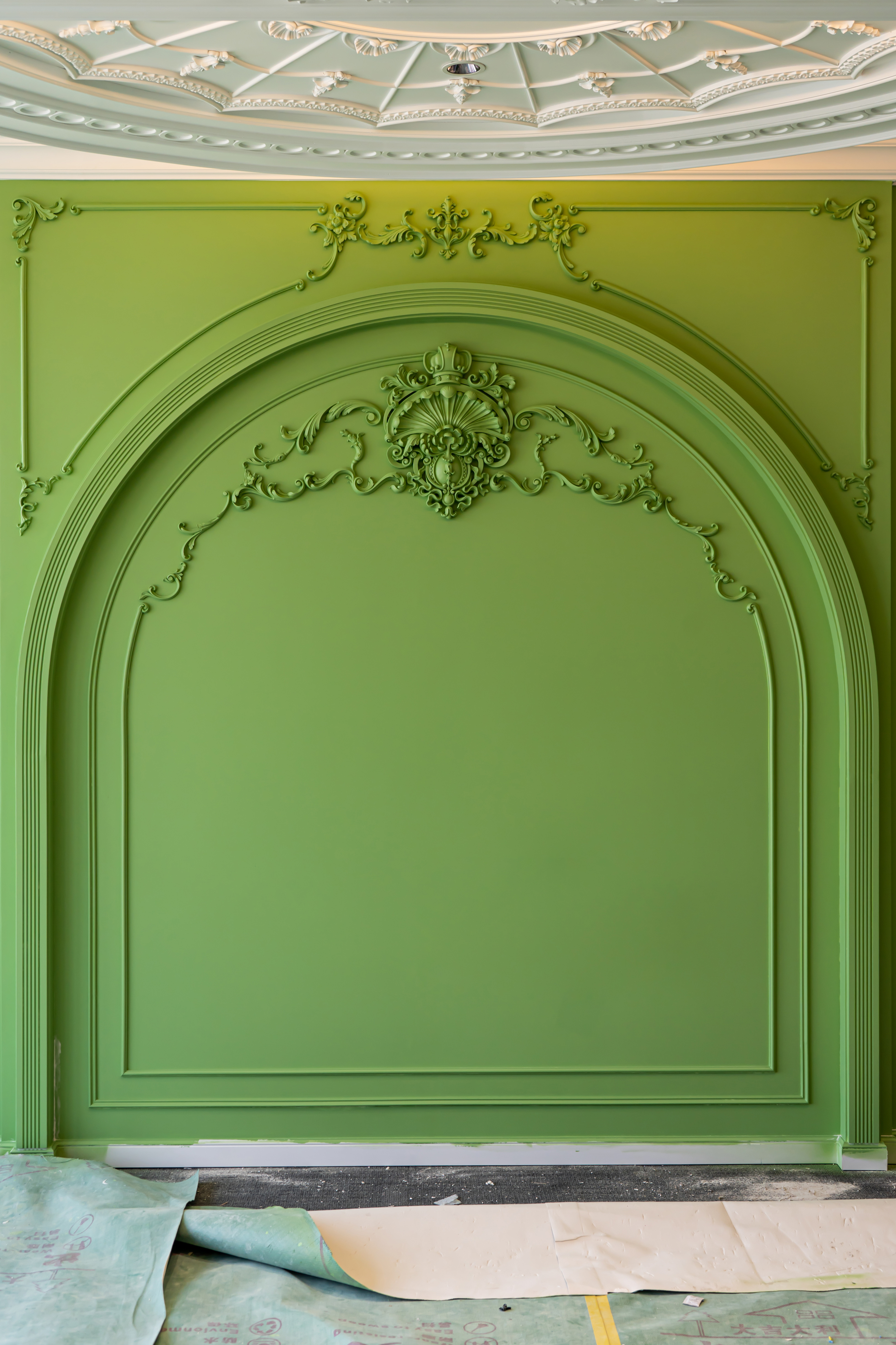 Decovision french style PU panel moulding for wall decoration