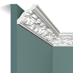 DecoVision DV-4031 2400*70*70mm Good Quality Pu Plaster Granite Designs Cornice Moulding