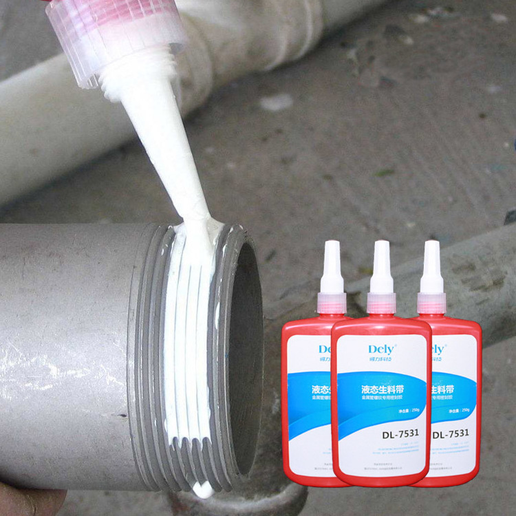 Low intensity anaerobic adhesive metal screw thread locking sealant threadlocker