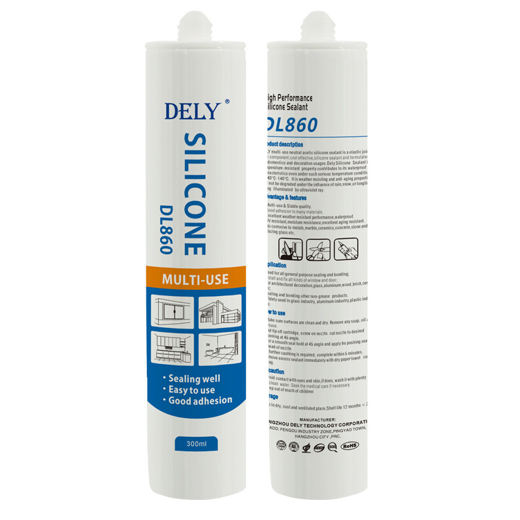 Strong Adhesion Silicone Sealant Waterproof Sealant Multipurpose Adhesive  Glue for Plastics and glass