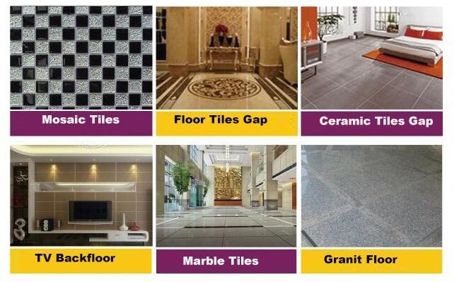 waterpoof and anti-fungal tile ceramic gap joint filler epoxy resin AB adhesive glue grout sealant