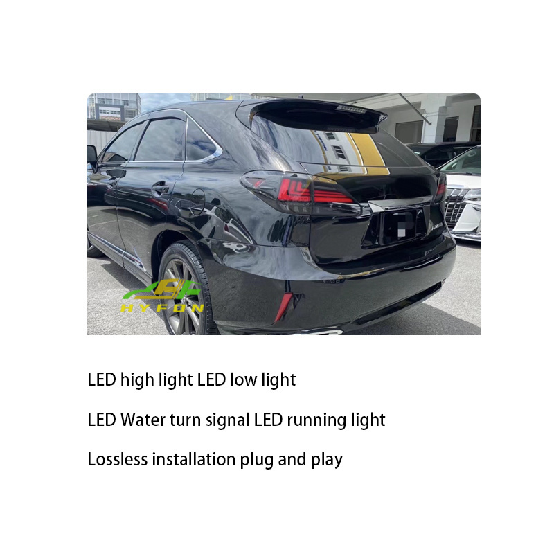 For Lexus RX270 RX350 RX450 2009-2015 Upgrade 2020 New style full LED rear taillights LED reverse lights Plug and play