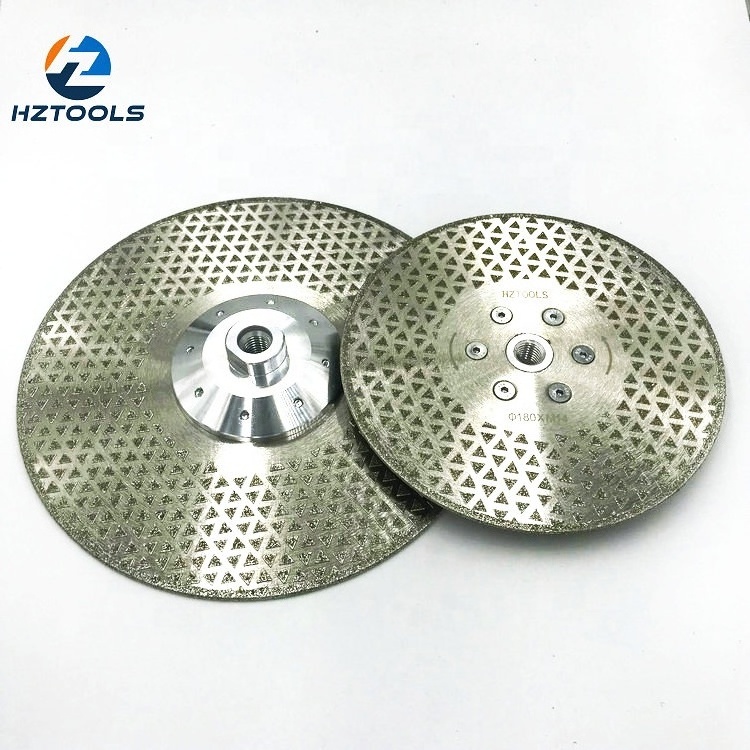 105mm-350mm Pyramid Electroplated Vanity Blade Cutting Saw Blade for Grinding and Cutting Marble Diamond Ti-coated