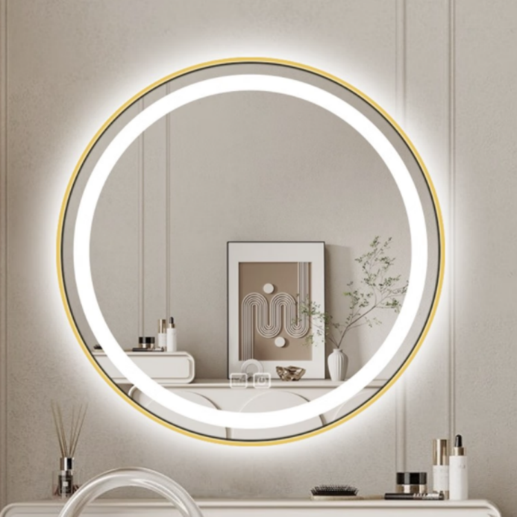 Luxury Look Mirror Intelligent Design LED Light Induction Bluetooth Antifog Bathroom Mirror Two Way Make Up Mirror With Light