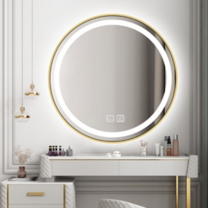 Luxury Look Mirror Intelligent Design LED Light Induction Bluetooth Antifog Bathroom Mirror Two Way Make Up Mirror With Light