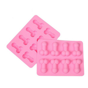 Man Sexy Penis Silicone Molds Cake Decorating 3D Adults For Chocolate Male Organ Dick Shape Mould