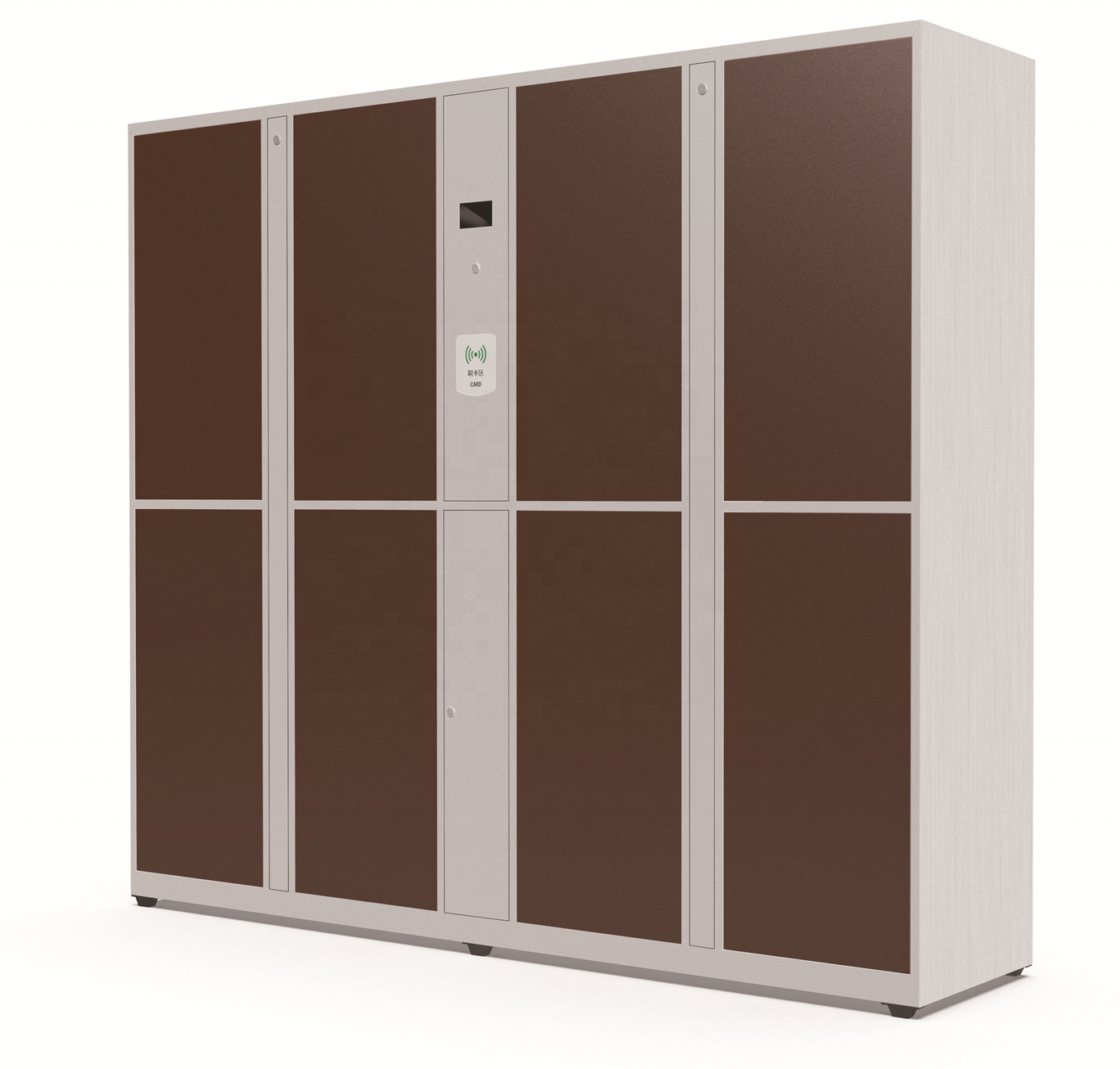 Gym Metal Outdoor Wardrobes Cabinets Phone Locker Smart Clothes Storage Locker