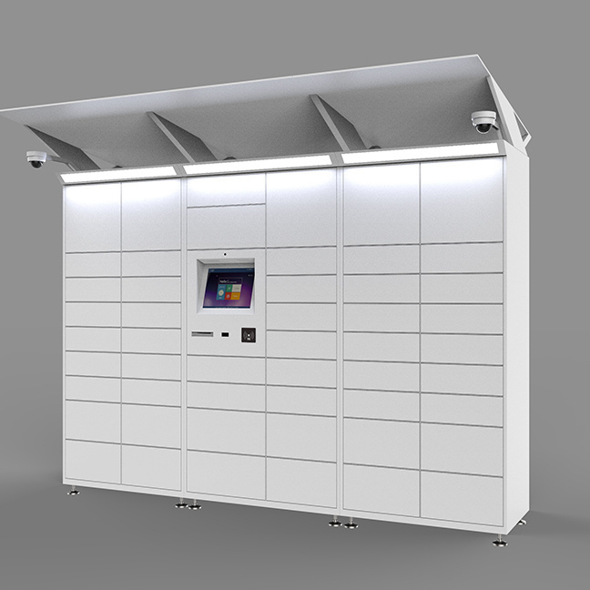 Smart Self Service Intelligent Parcel Delivery Metal Steel Digital Parcel Locker