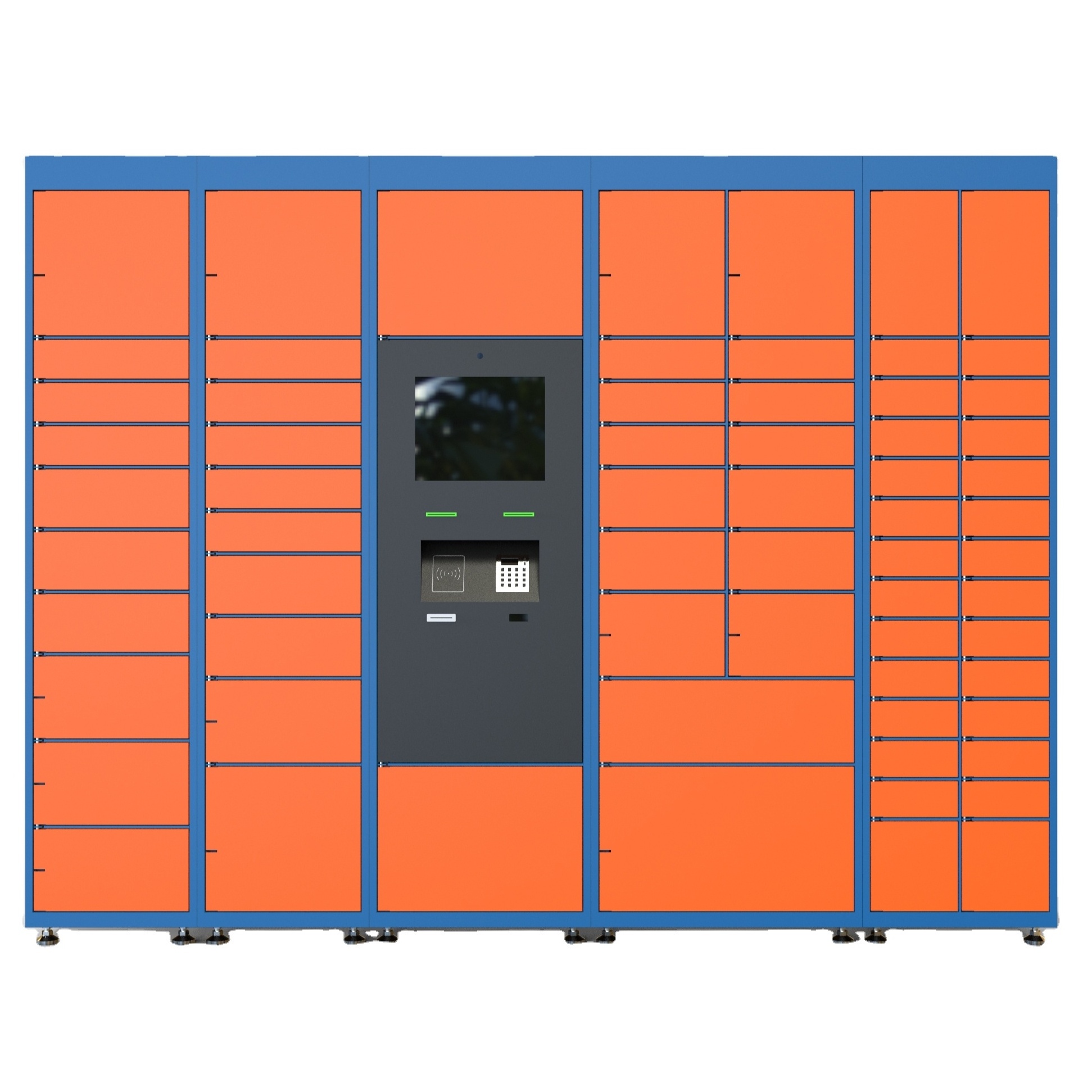 Smart Self Service Intelligent Parcel Delivery Metal Steel Digital Parcel Locker