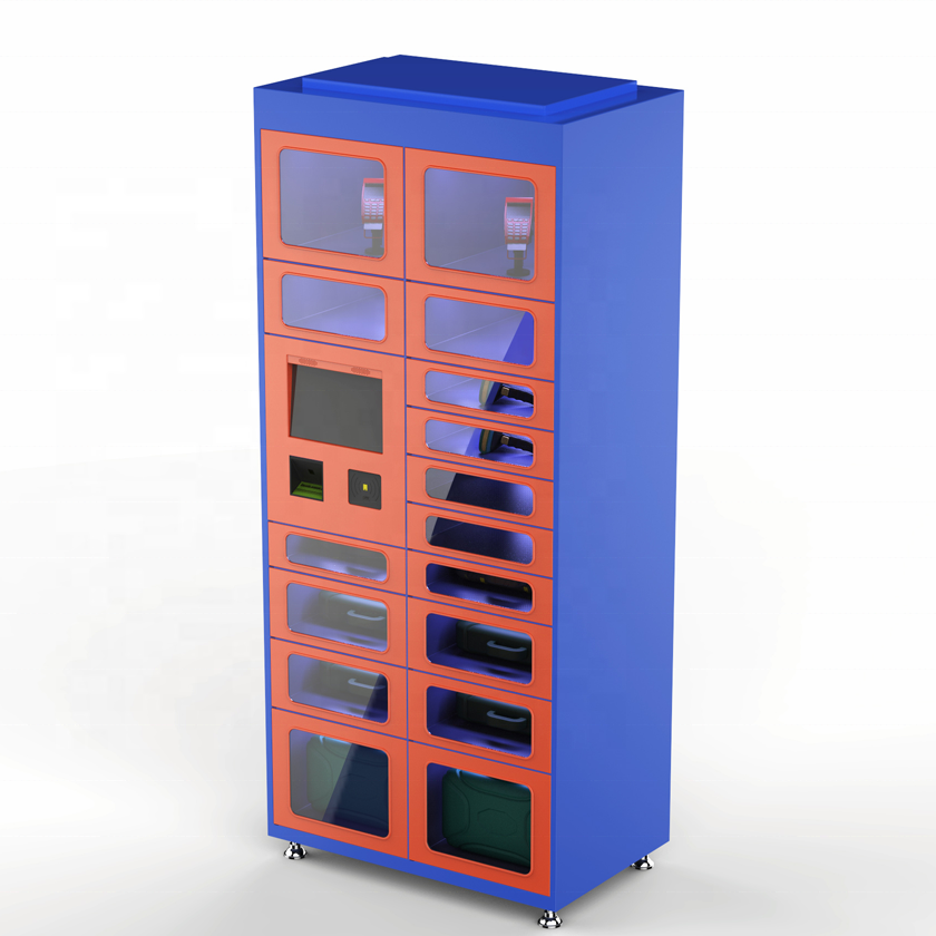 Safe Metal Cabinet Locker System Acrylic Glass Smart Tool Management Locker