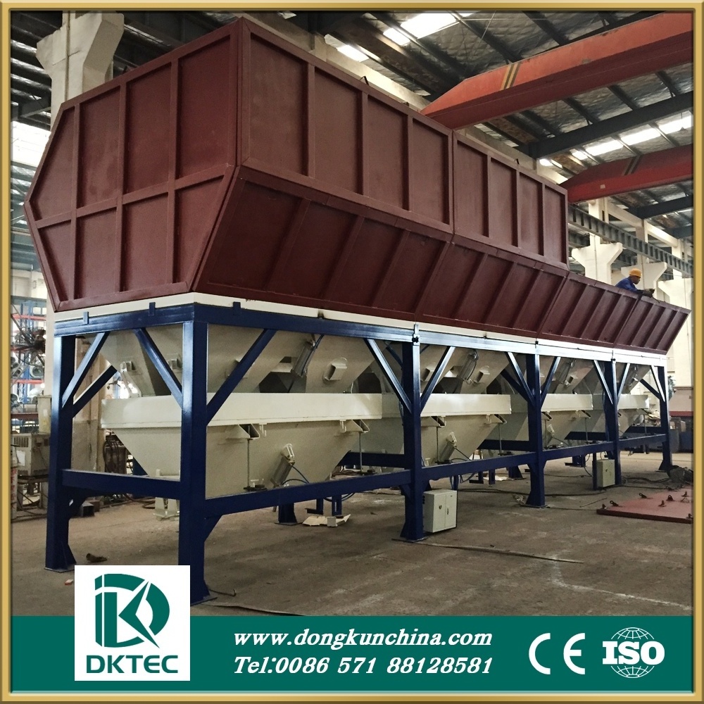 Concrete Batching Machine PLD1600 , Aggregate Bins , Aggregate Batching System , Aggregate Weighing System