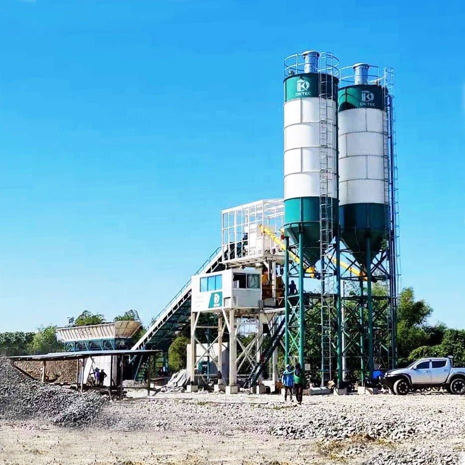 Small mini portable mobile ready mixed cement concrete batching plant price for sale