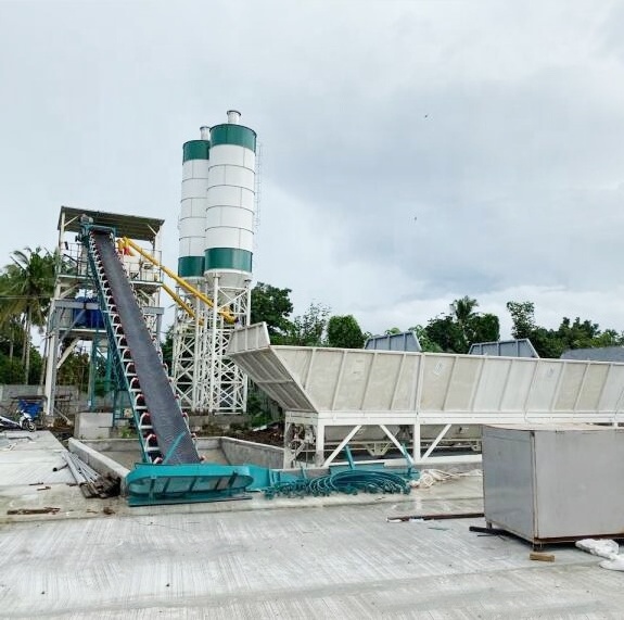 Small mini portable mobile ready mixed cement concrete batching plant price for sale