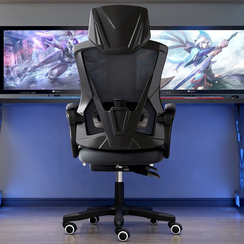 Ergonomic Modern Design Office And Home E-sport Adjustable Armrest Gaming Chair With Wheels