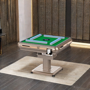 Modern Minimalist Japanese Plastic and Metal Automatic Foldable Mahjong Table Collapsible Gambling Table