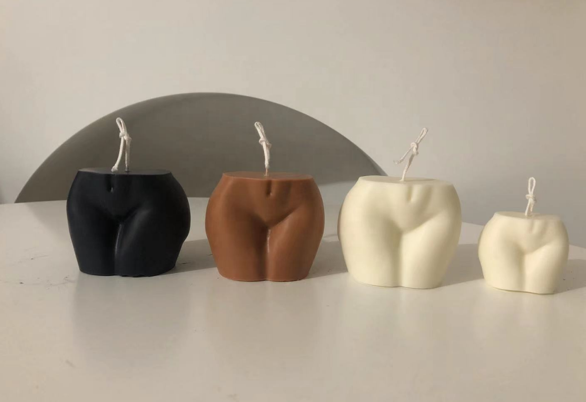 Ins Custom Butt Shape Soy Wax Scented Candle for Home Decor Photo