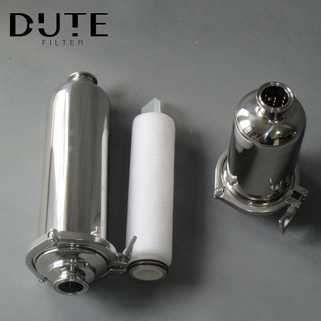 10 inch Stainless Steel Single Cartridge Pipeline Water Filter