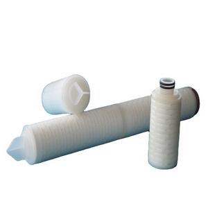 High Flow Water 5 Micron 5 10 20 Inch Air Cartridge Filter Pleated Ptfe Cartridge Filter