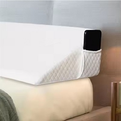 Bed Wedge Pillow Bed Wedge Gap Filler Fill The Gap Between Headboard & Mattress, Wedge Pillow for Reading Sleeping in Bed