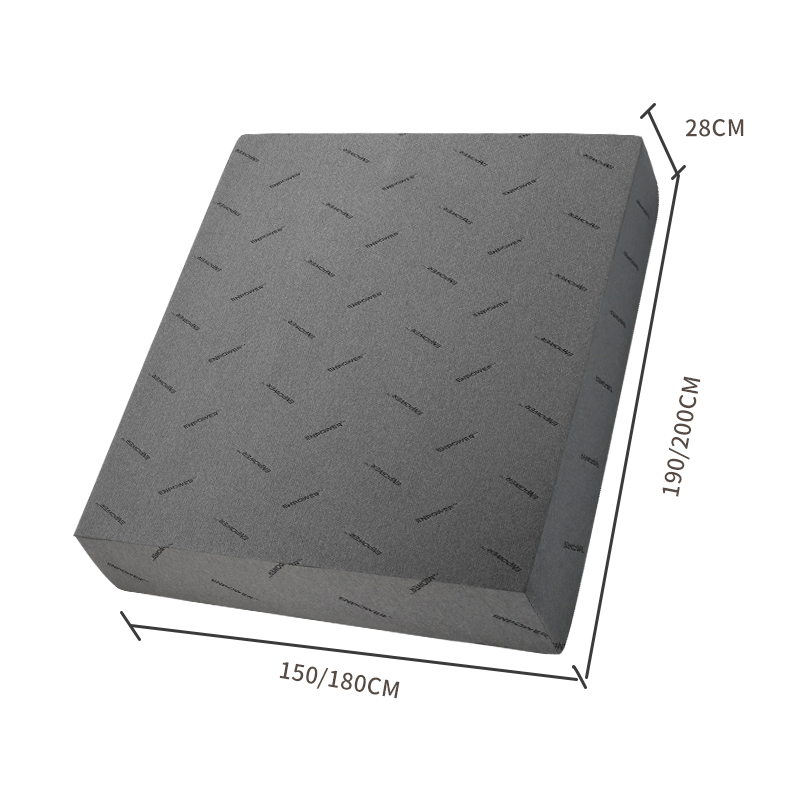 12 inch luxury queen size bed Memory Foam Mattress roll in a box