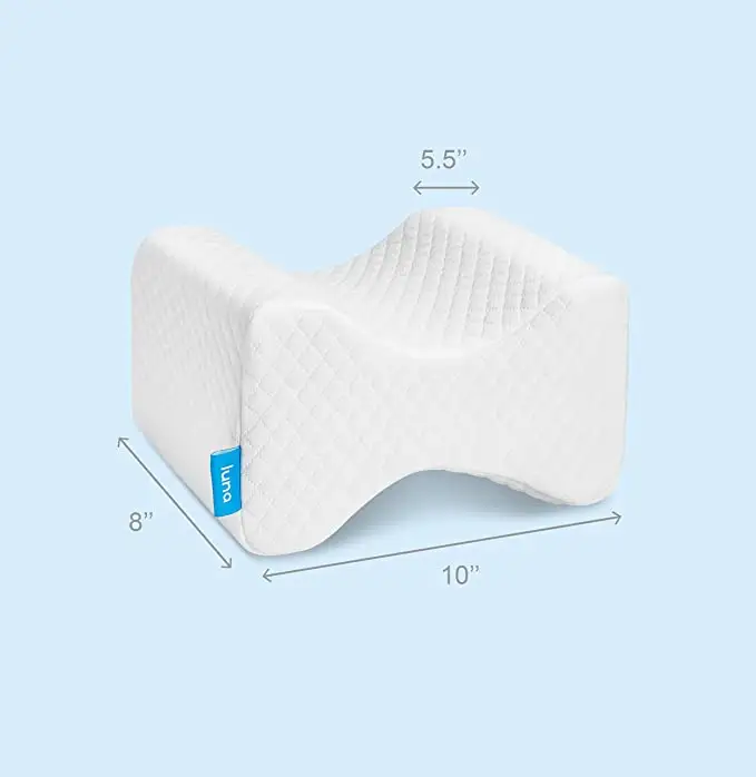 100% Memory Foam For Back Pain Hip Pain Relief Orthopedic Knee And Leg Pillow For Side Sleepers Sleeping