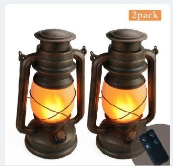 wholesale portable camping light retro LED dual-mode solar lantern  LED camping lantern