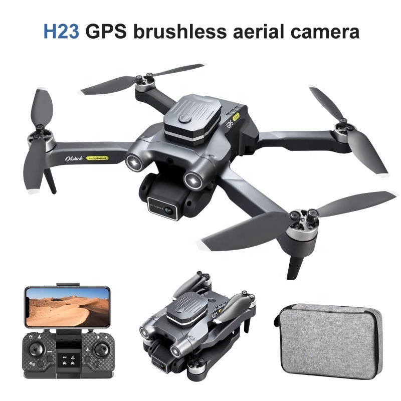 2023 new Entry level H23 brushless GPS unmanned aerial vehicle UAV long range obstacle avoidance remote control and 6K quad