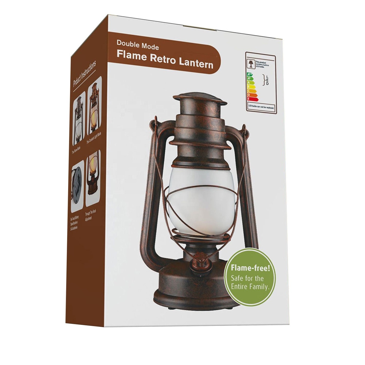 wholesale portable camping light retro LED dual-mode solar lantern  LED camping lantern