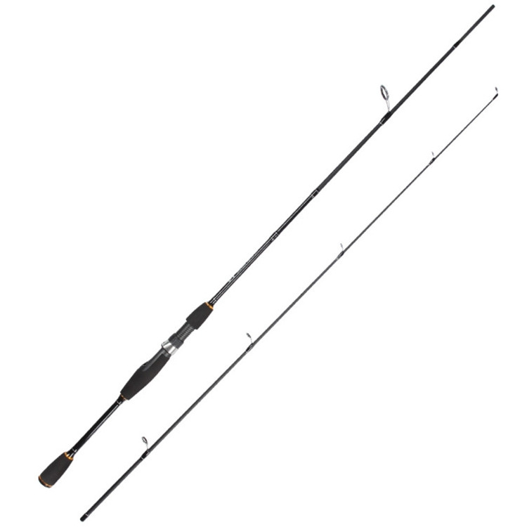 Cheap Rugged Fishing Rods Carbon Fiber 1.98M High, Style:Straight Handle