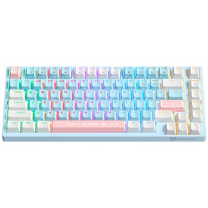 Hot Sale for ONIKUMA G52 82 Keys RGB Lighting Wired Mechanical Keyboard Brown Switch Computer Keyboard