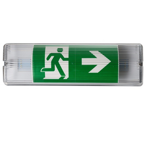 IP65 Battery Backup 3 Hours Duration Rechargeable LED Wall Emergency Exit Light with Battery