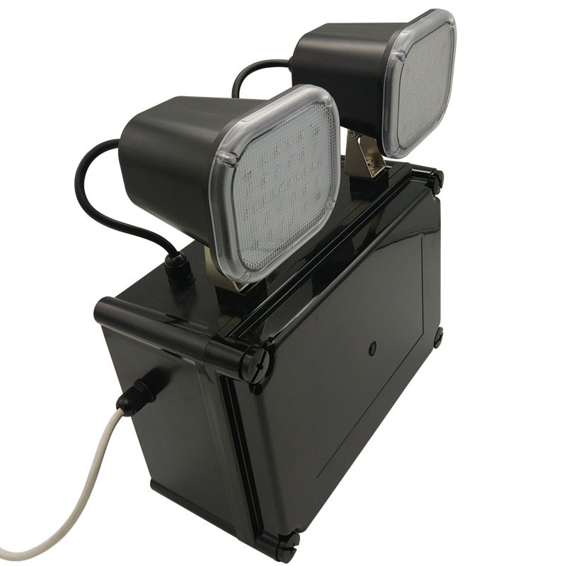 IP65 High lumen Rechargeable Twin Spot Led Emergency Light