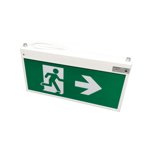 Double Side Rechargeable Emergency Sign Battery Operation Exit Sign