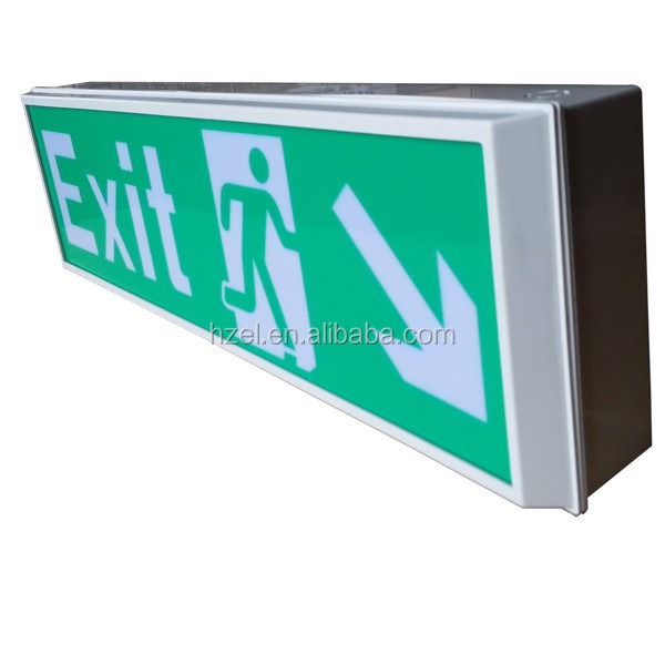 big size 15 pictogram led exit fire sign (SL015AM)