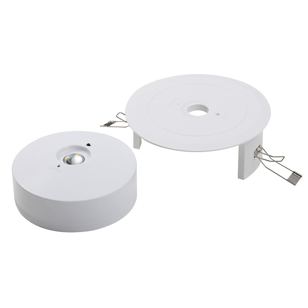 Round LED Emergency Rechargeable Battery Operated Lights