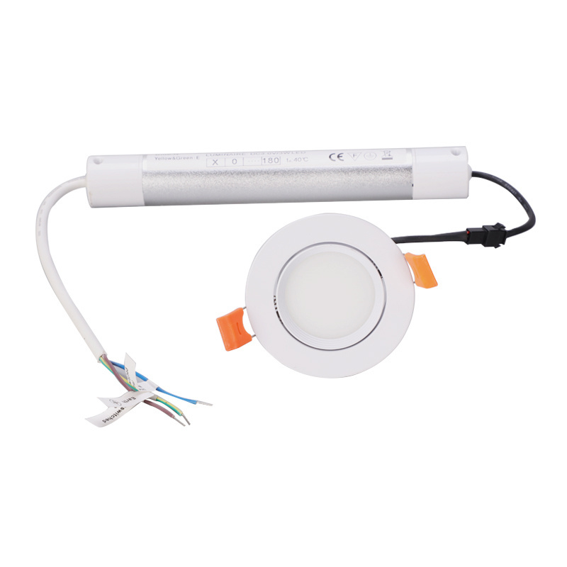 Battery back up 3W emergency spot light emergency led downlight