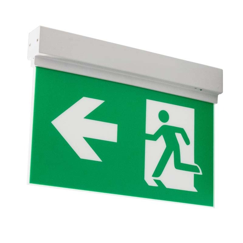 Double Sided Ceiling Suspended Battery Operated LED Emergency Exit Light