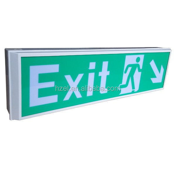 big size 15 pictogram led exit fire sign (SL015AM)