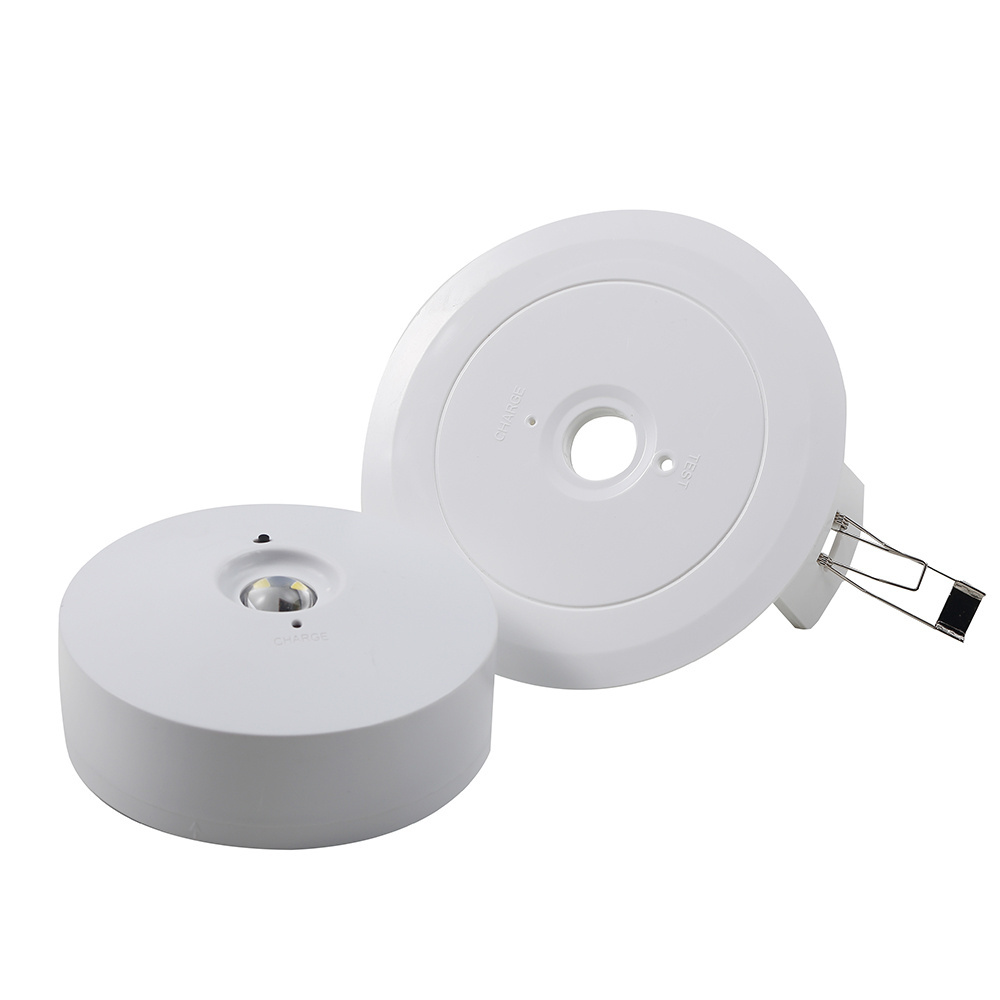 Round LED Emergency Rechargeable Battery Operated Lights