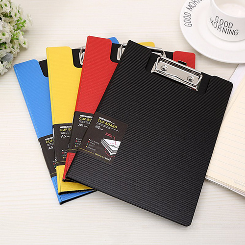 Hot sale a4 a5 a6 folding clipboard, types of clipboards, clipboard folder a4