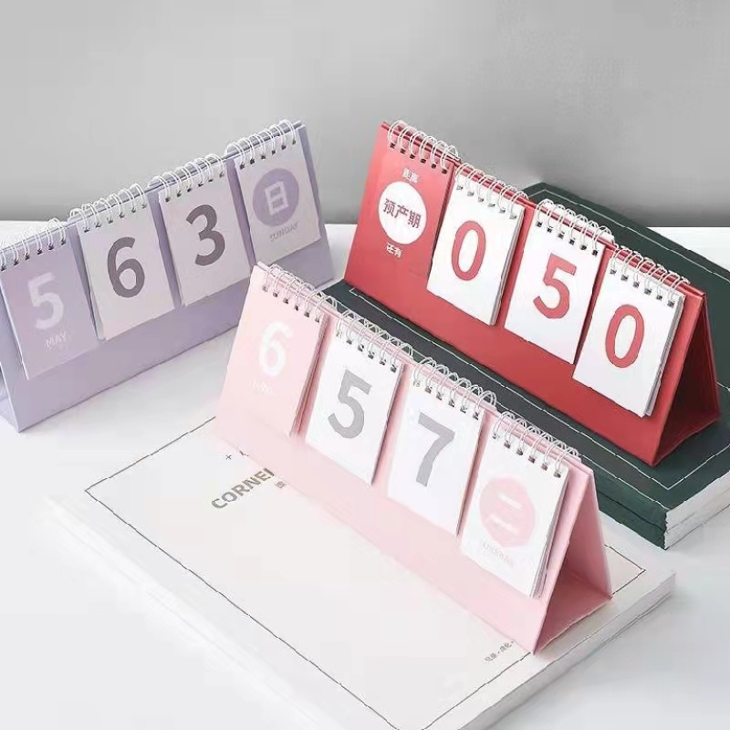 2022 Perpetual Digital Customized Logo Printing Advent Table Calendar 365 Days Supplier