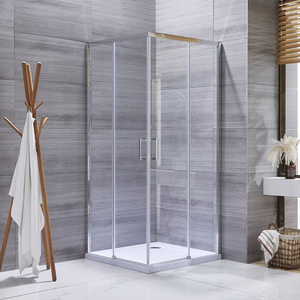 Simple design bathroom shower enclosure 6/8mm glass doors cubicle sliding tempered glass shower cabin walk in shower rooms