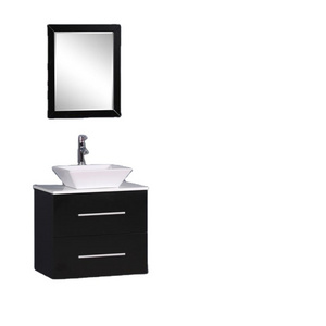 European Style Washroom Modern Bathroom Vanity ,bathroom Cabinets from Manufacturer Ceramic Basin Vanity Combo Stainless Steel