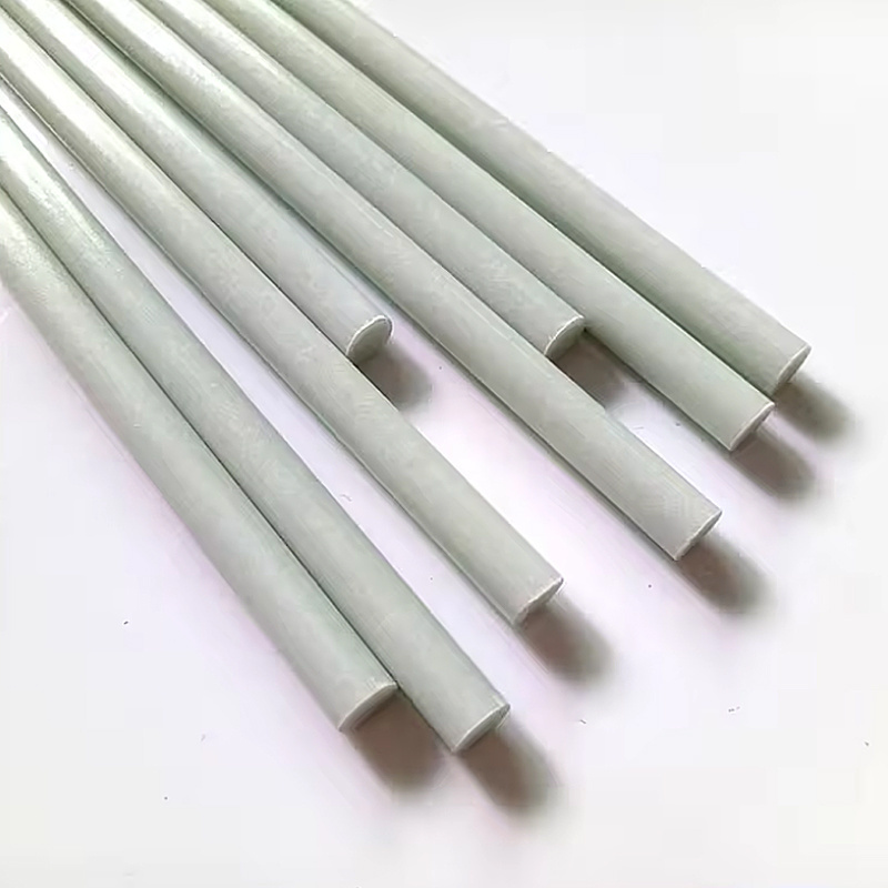 Factory direct supply FRP glass fiber fishing rod solid epoxy fiberglass stick rod for flag pole